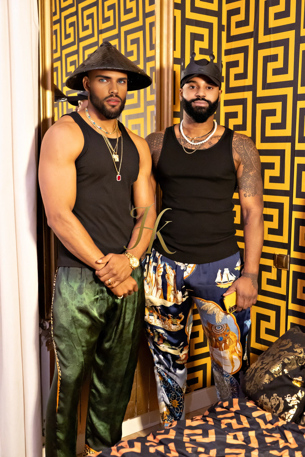 Men's Tailored Silk Trousers | Rave Wear, Contemporary Elegance, Designer Clothing pants - kayibstrore
