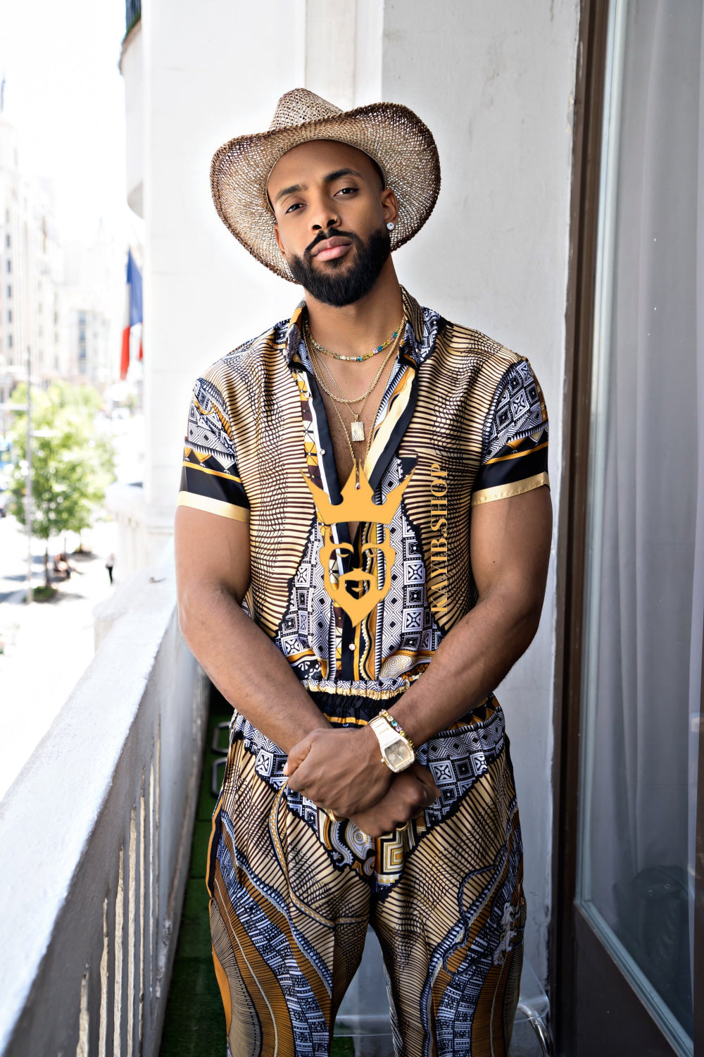 Luxury Silk Set for Men: Perfect Summer and Beach Wear - kayibstrore