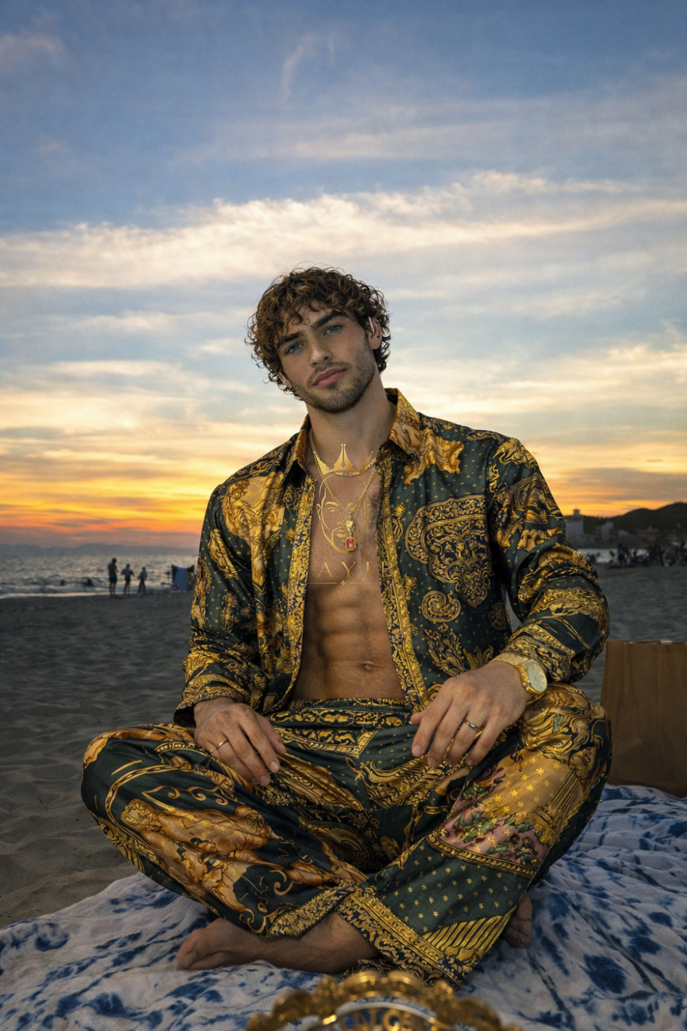 Exclusive Silk Satin Set – Statement Luxury Wear