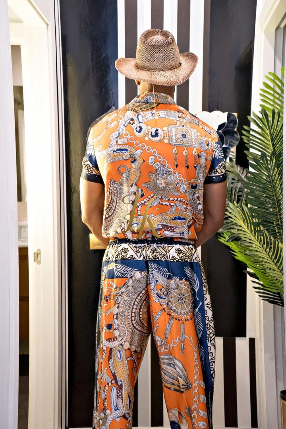 Unleash Your Style: Luxury Silk Set Festival Wear for Men - kayibstrore