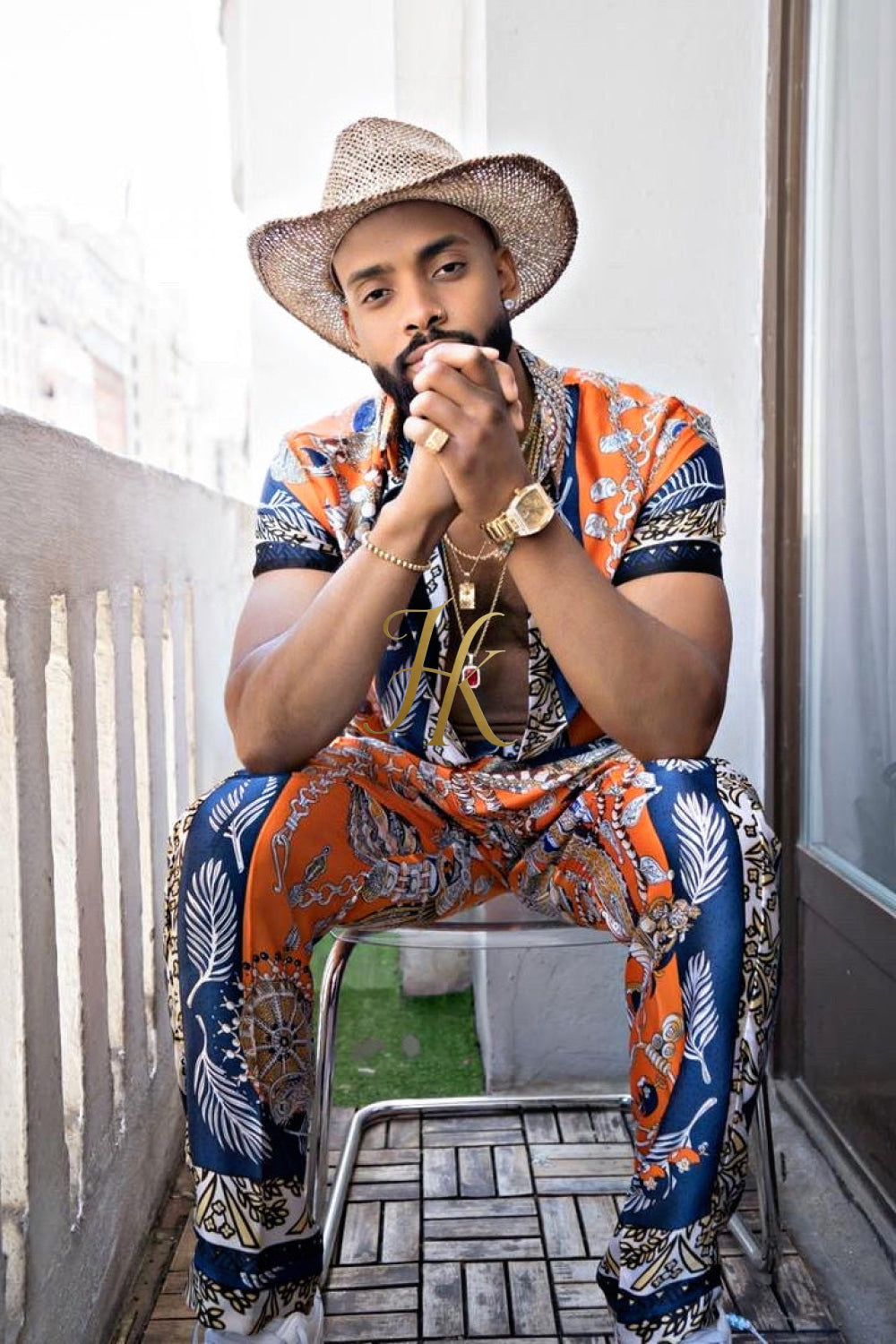 Unleash Your Style: Luxury Silk Set Festival Wear for Men - kayibstrore