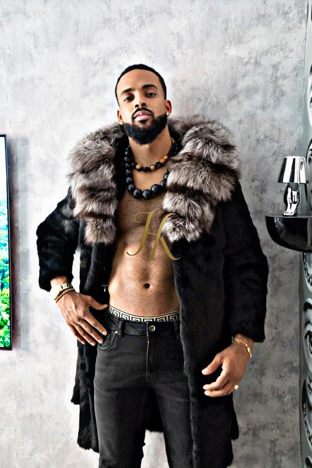 Luxurious Fox Fur Coats for Men - Elevate Your Style and Warmth - kayibstrore
