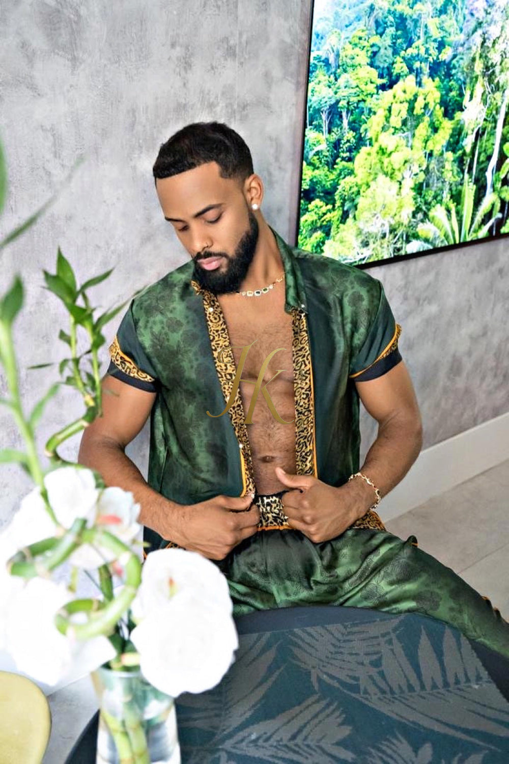 Handmade Outfits: Men's Luxury Silk Set - kayibstrore