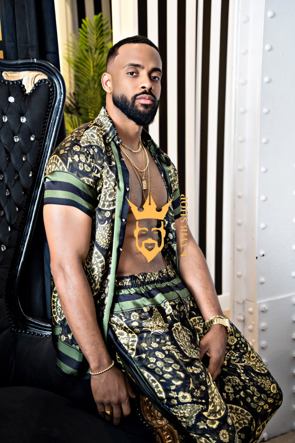 Luxury handmade diner Men's Silk Party Outfits set - kayibstrore