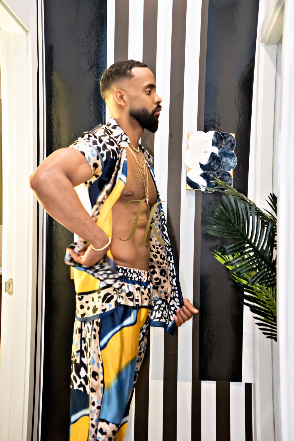 Unleash Your Style: Luxury Silk festival Rave Wear for Men - kayibstrore