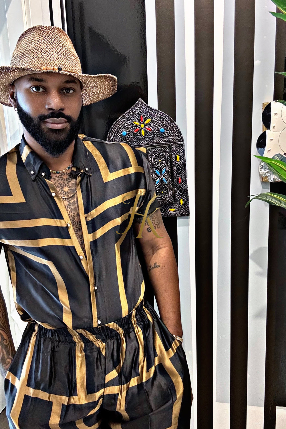 Handmade Outfits: Men's Luxury Silk Set - kayibstrore