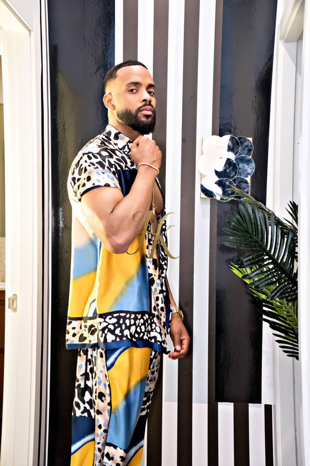 Unleash Your Style: Luxury Silk festival Rave Wear for Men - kayibstrore
