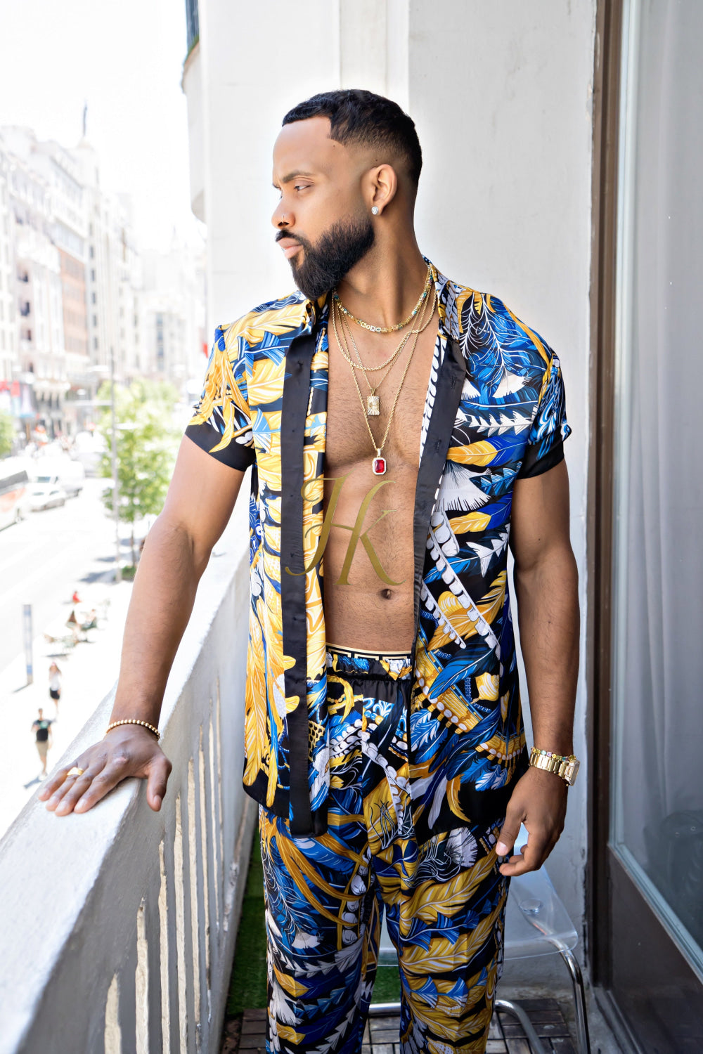 Luxury handmade Men's Silk Festival Outfits set - kayibstrore
