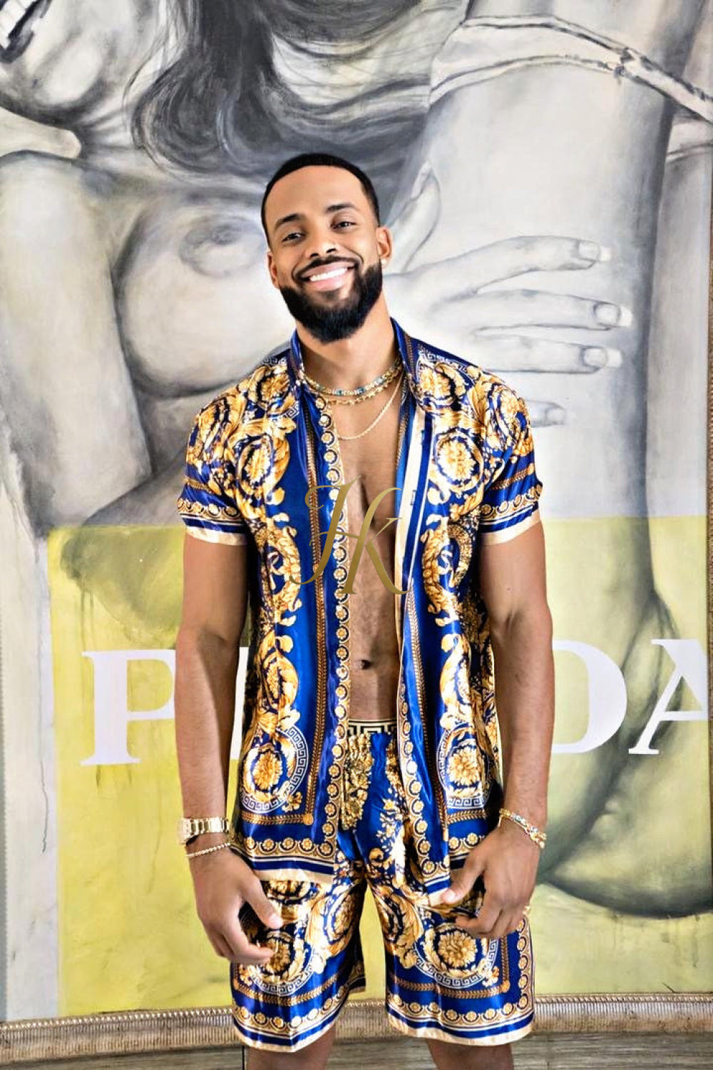 Barocco Silk Set Outfit - Elevate Your Style with Pure Elegance - kayibstrore