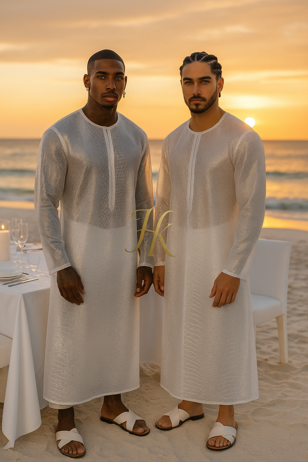 Men’s Futuristic Designer Set – Translucent Matte TPU Fabric Shirt & Pants (2-Piece Waterproof Outfit)