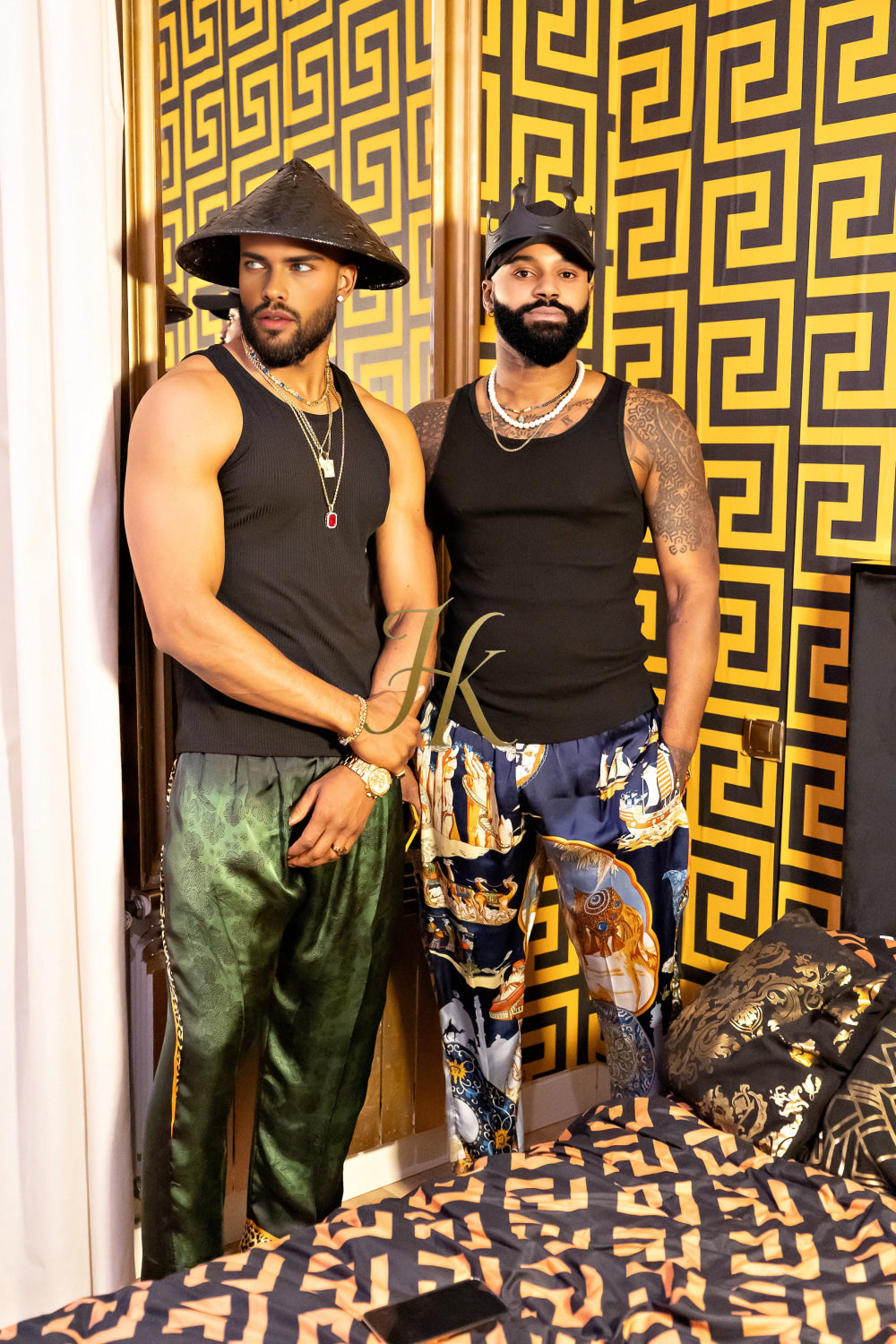 Men's Tailored Silk Trousers | Rave Wear, Contemporary Elegance, Designer Clothing pants - kayibstrore