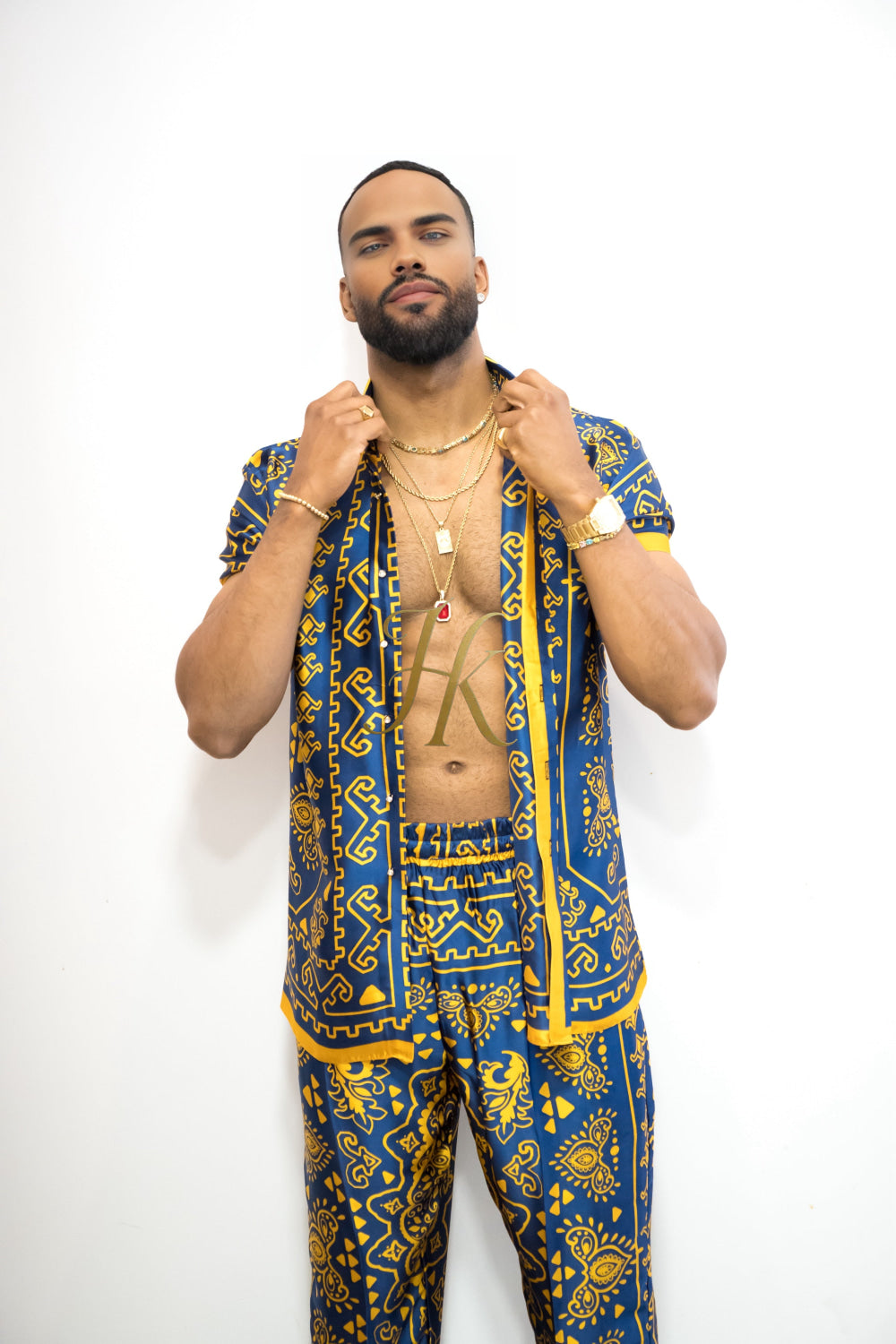 Luxury Silk Rave Wear for Men - kayibstrore