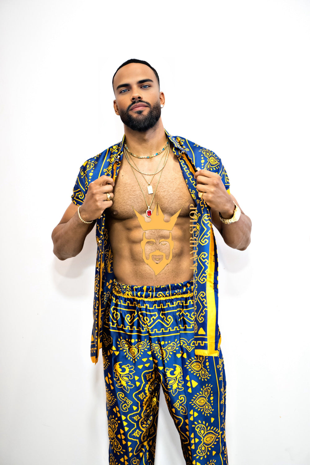 Luxury Silk Rave Wear for Men - kayibstrore