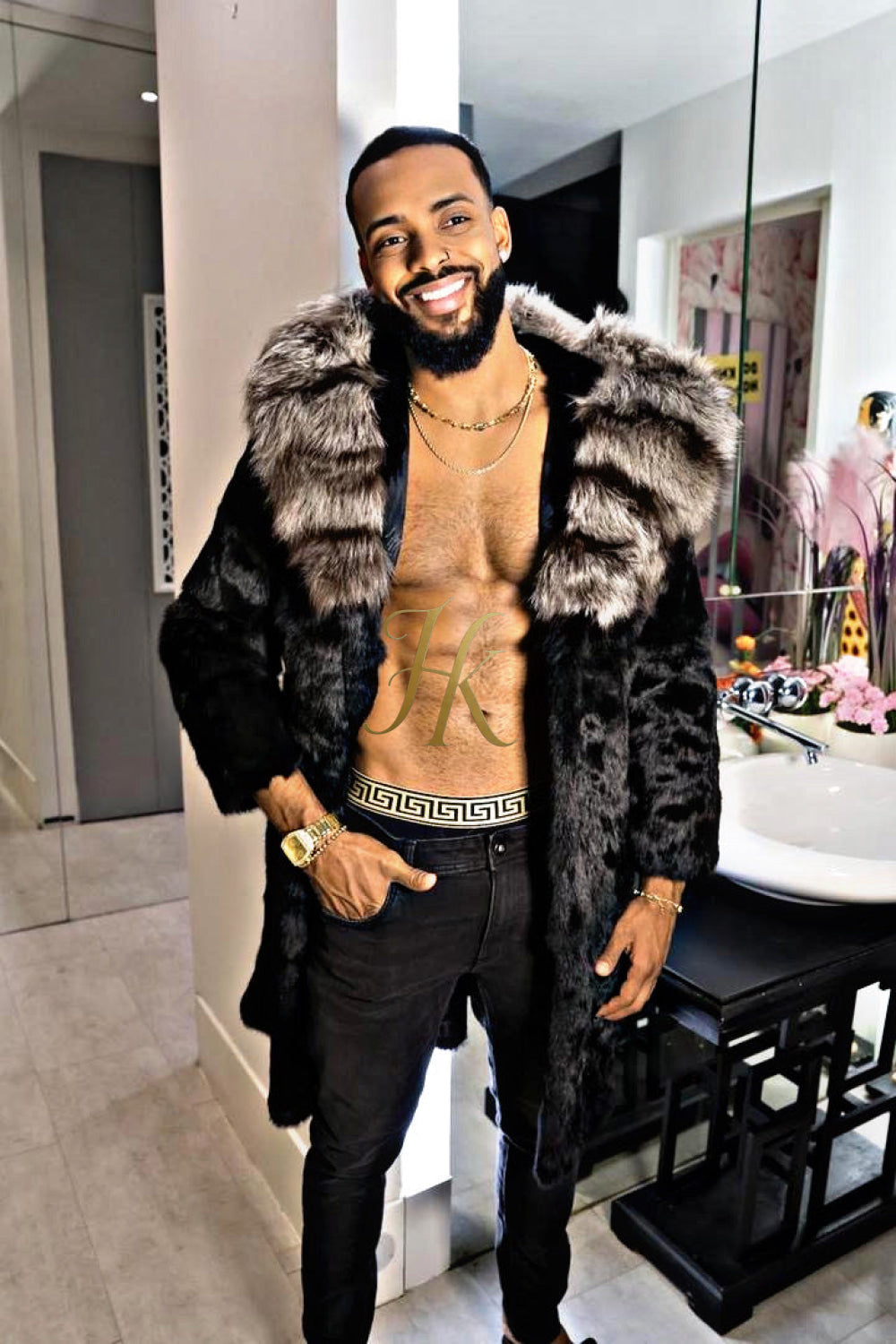 Luxurious Fox Fur Coats for Men - Elevate Your Style and Warmth - kayibstrore