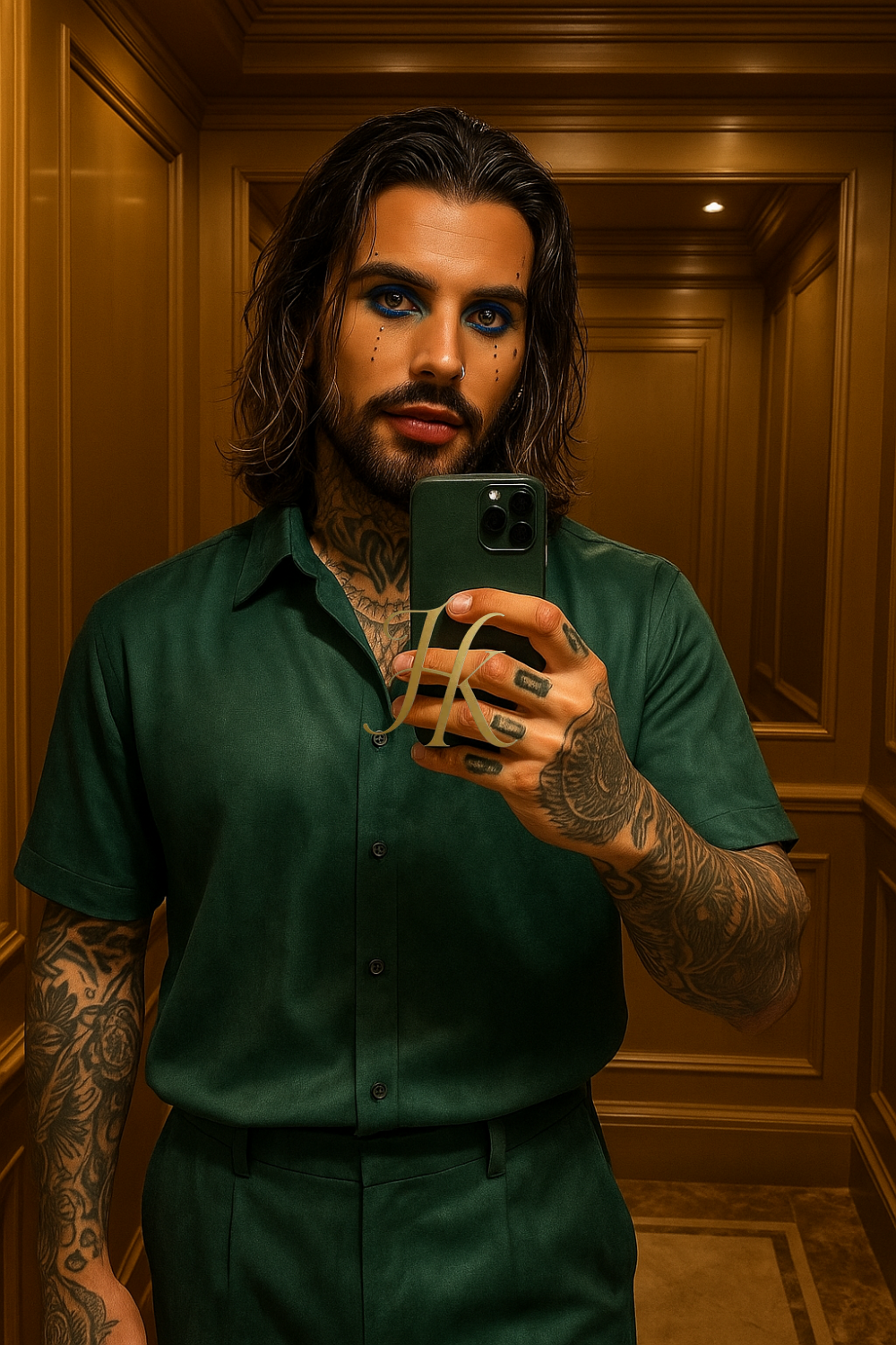 Men’s Luxury Suede Set – Double-Sided Microfiber Matte Shirt & Pants