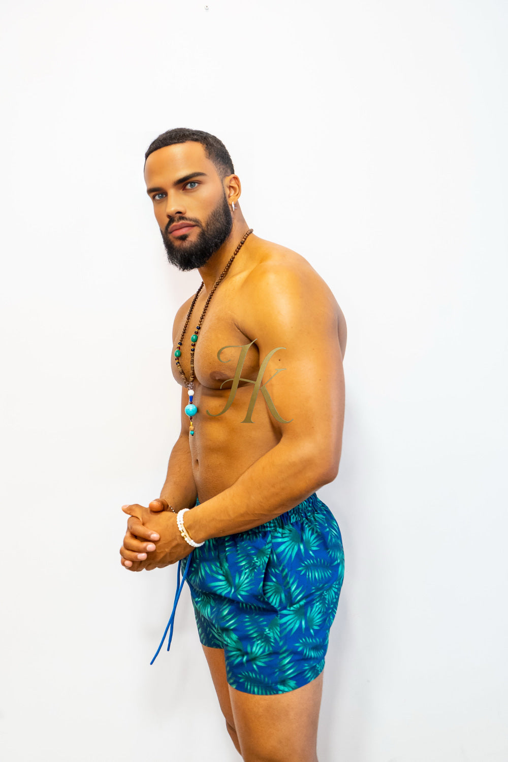 Tropical Vibes Men's Swim Trunks – Quick-Dry & Ultra-Comfortable Beach Shorts - kayibstrore