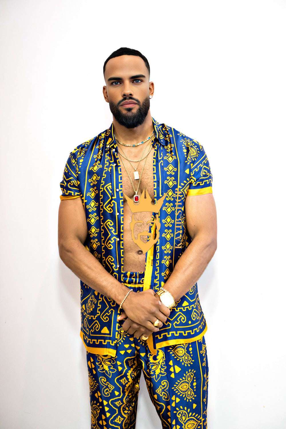 Luxury Silk Rave Wear for Men - kayibstrore