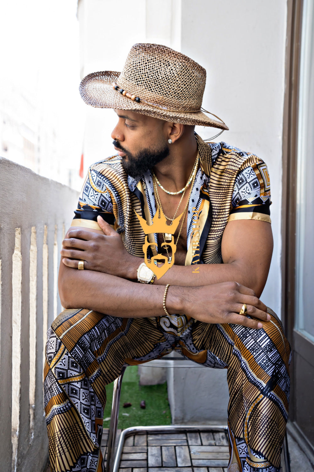 Luxury Silk Set for Men: Perfect Summer and Beach Wear - kayibstrore