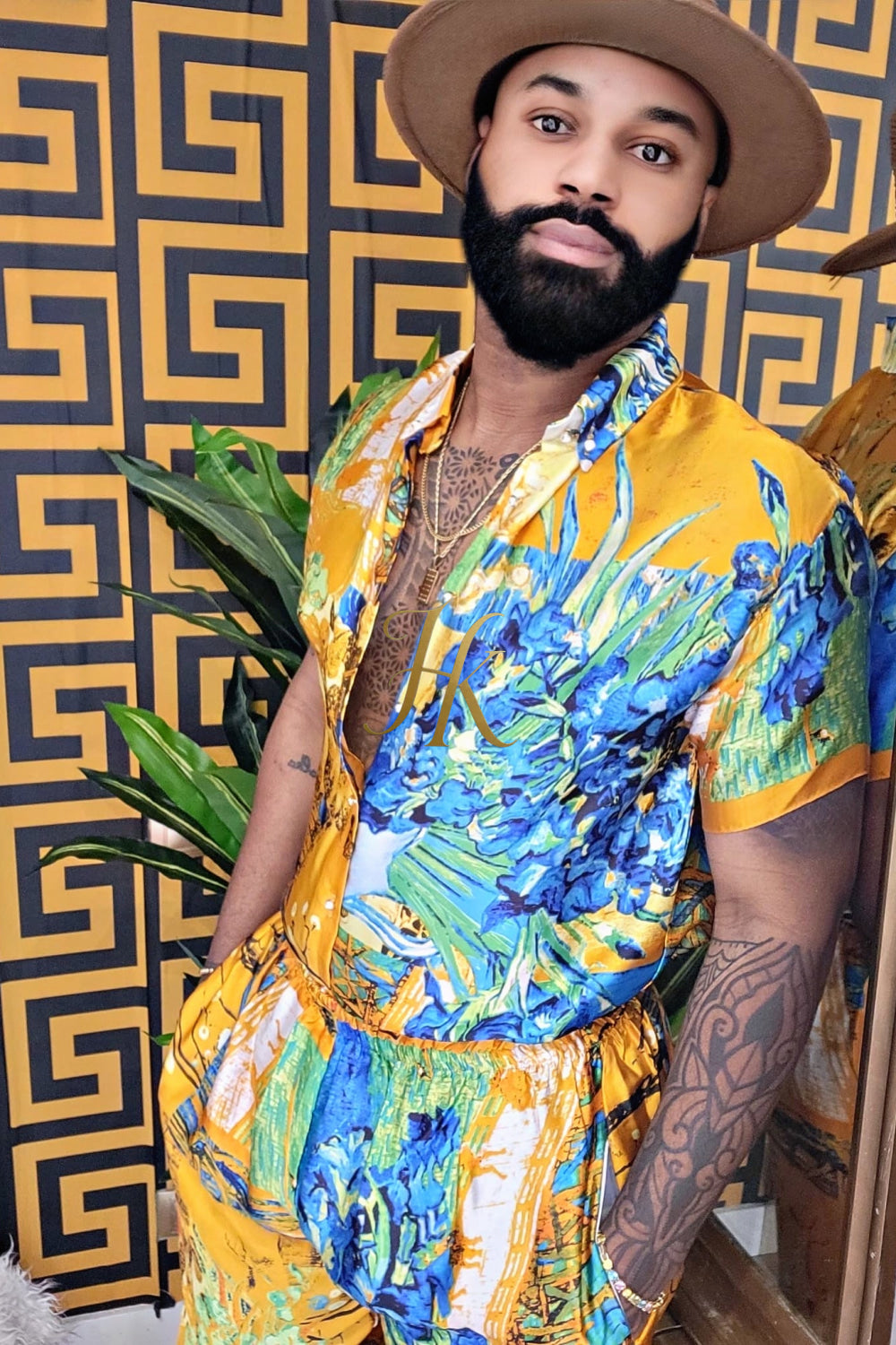 Ultimate Luxury Men's Rave Wear: Silk Set for Unmatched Style and Comfort - kayibstrore