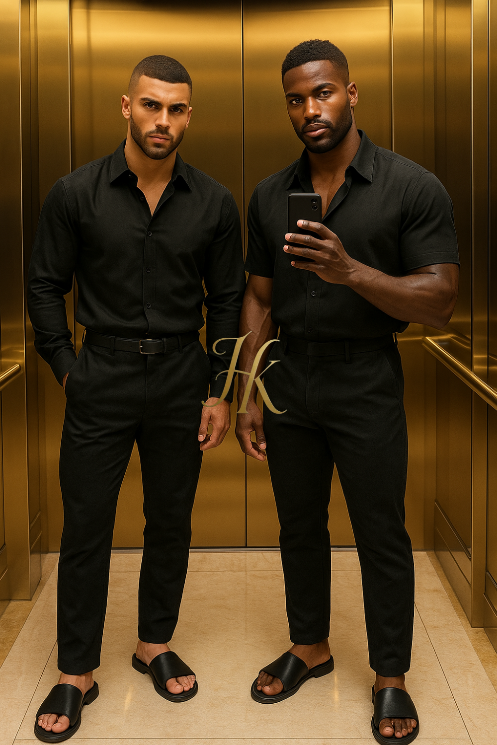 Men’s Luxury Suede Set – Double-Sided Microfiber Matte Shirt & Pants