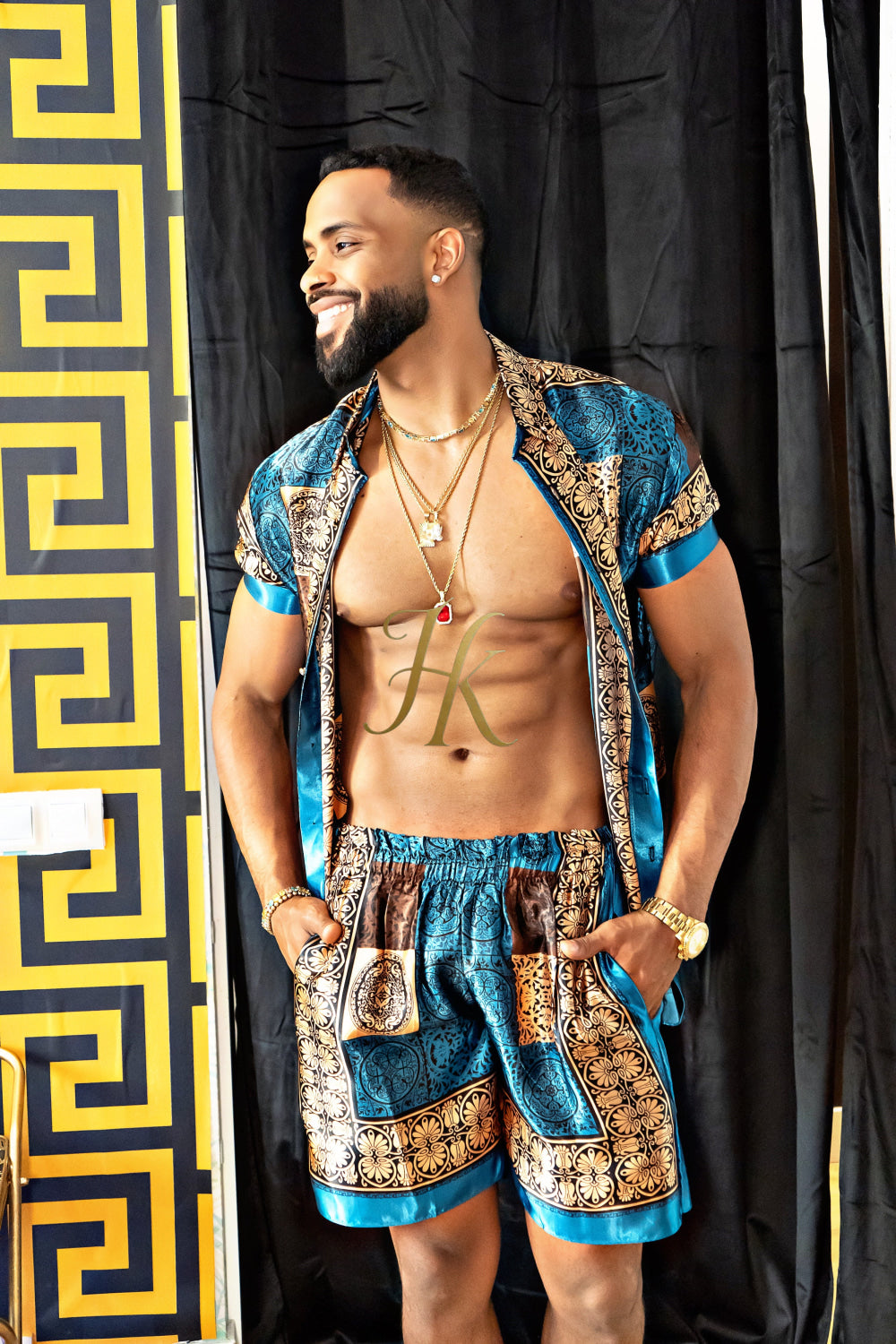 Men's Luxury Silk Dress Set Outfit - Elevate Your Style Game with Ultimate Comfort and Unbeatable Quality - kayibstrore
