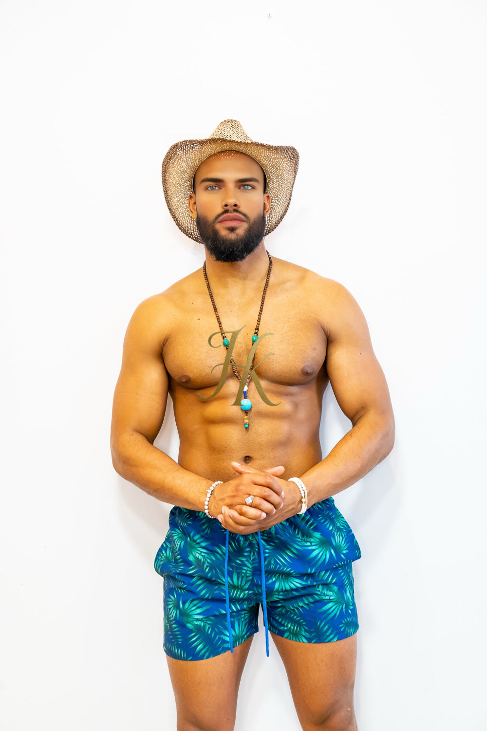 Tropical Vibes Men's Swim Trunks – Quick-Dry & Ultra-Comfortable Beach Shorts - kayibstrore