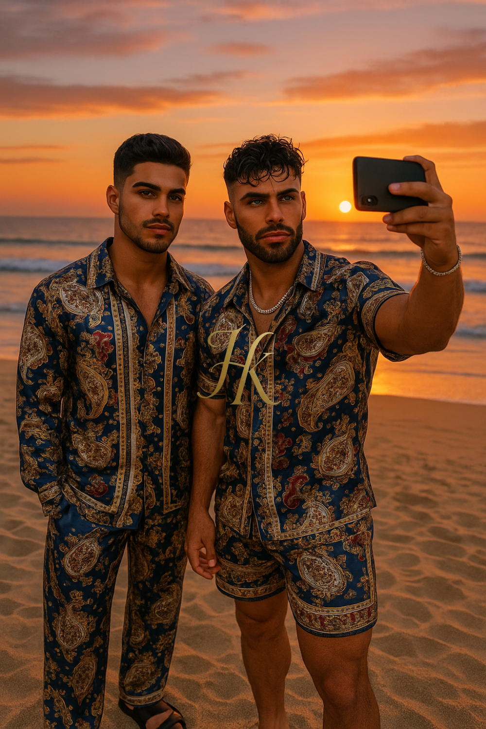 Men’s Luxury Baroque Silk Set – Kayib Exclusive Collection