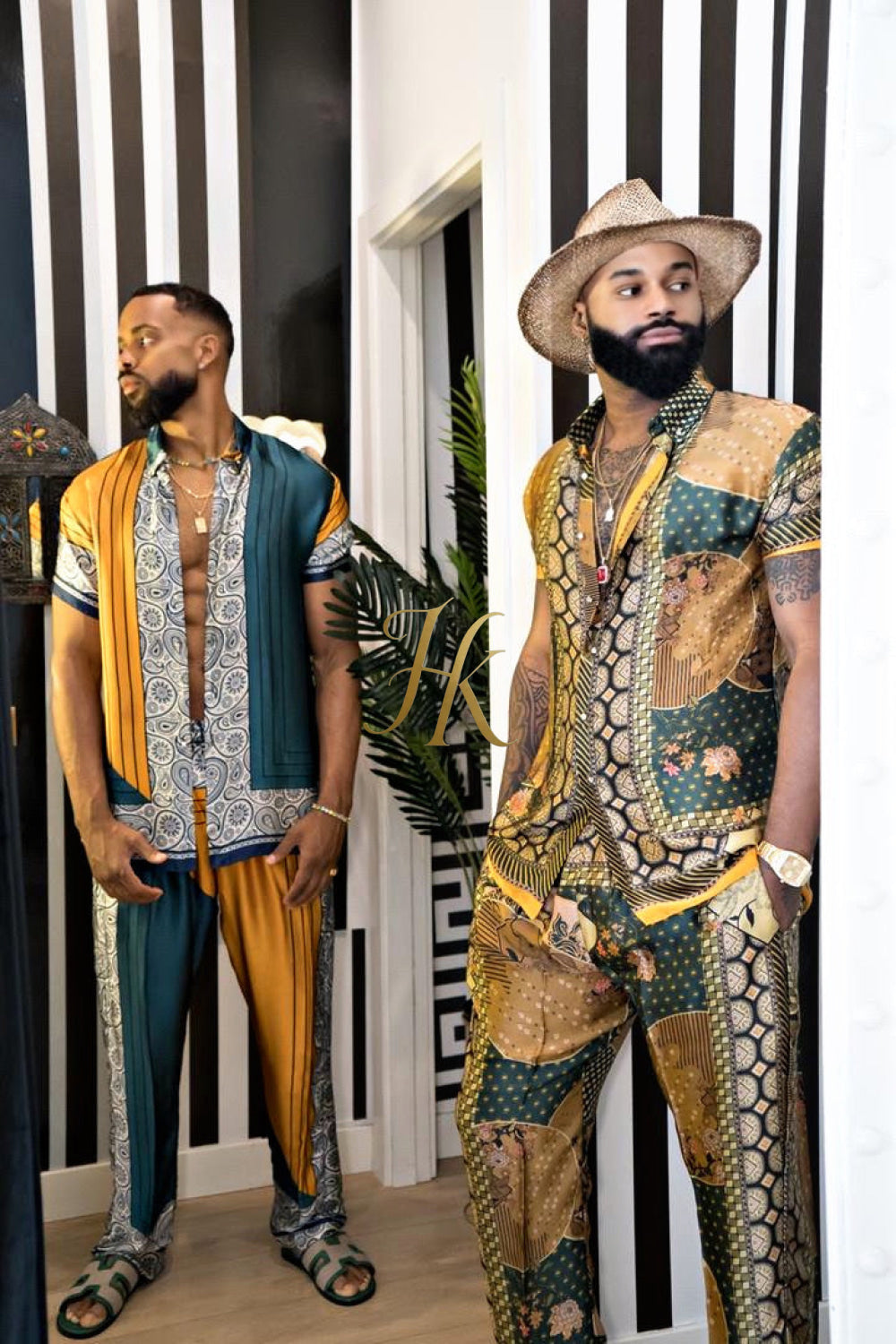 Men's party Luxury Silk Dress Set Outfit - Elevate Your Style Game with Ultimate Comfort and Unbeatable Quality - kayibstrore