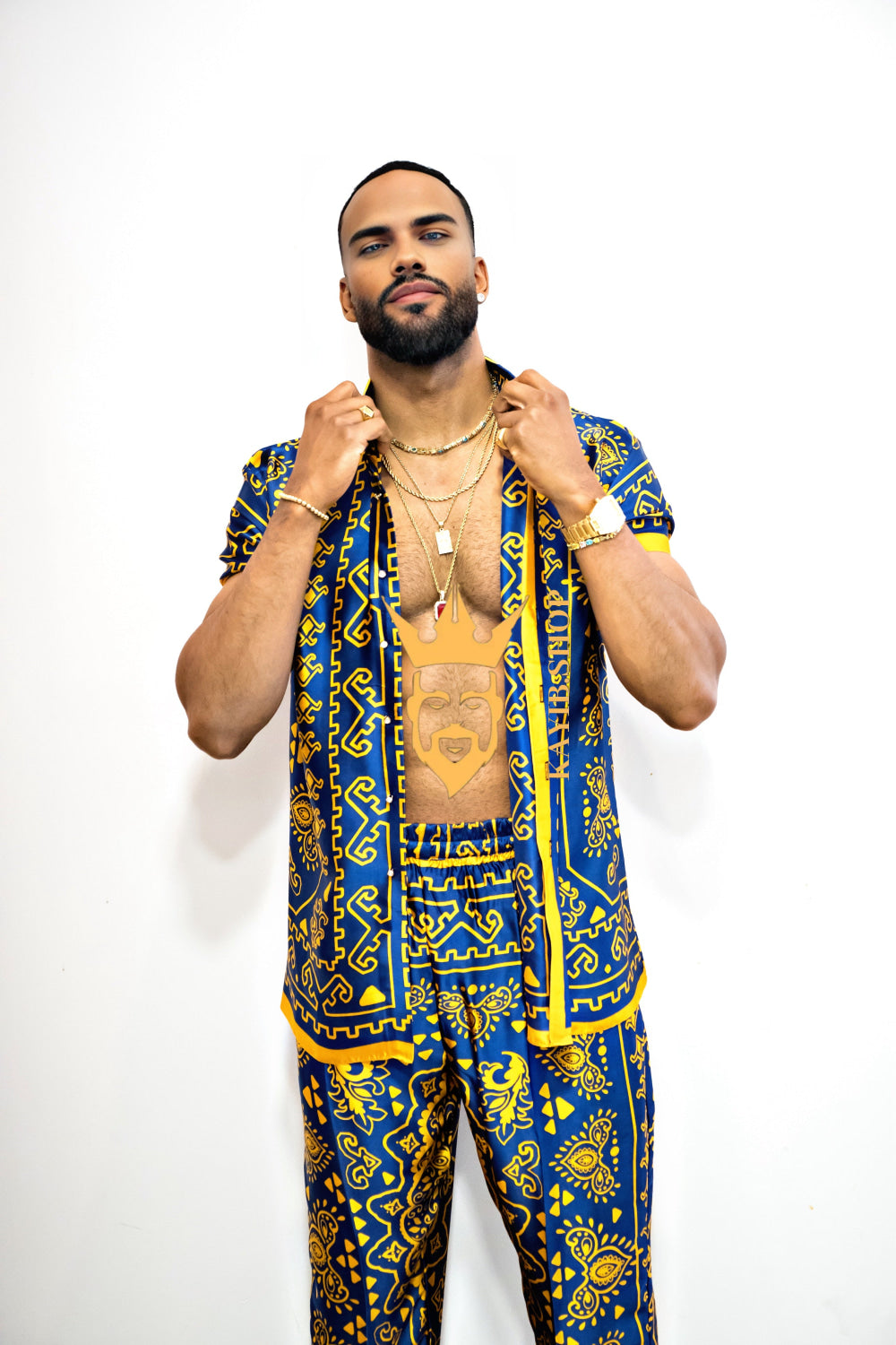 Luxury Silk Rave Wear for Men - kayibstrore