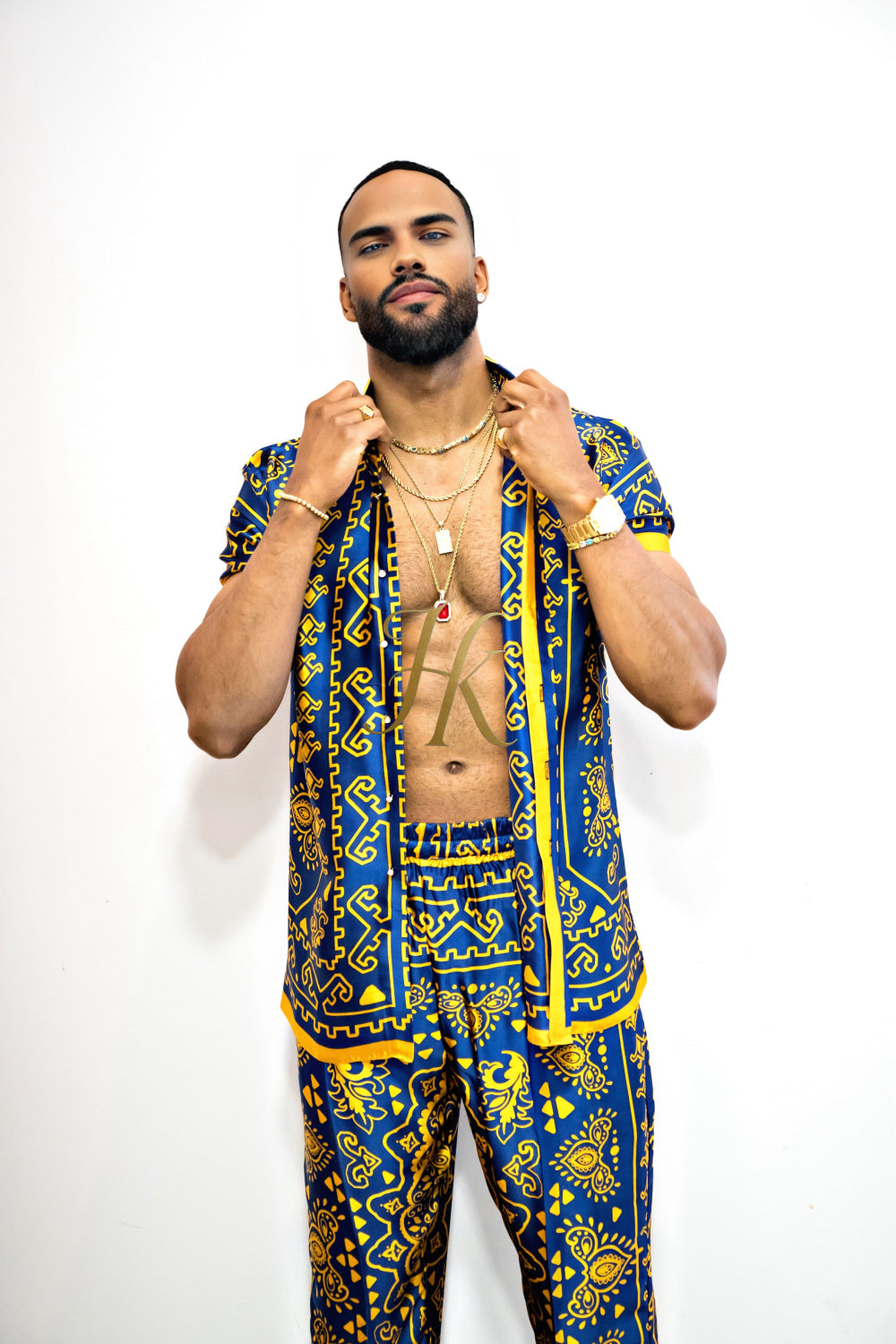 Luxury Silk Rave Wear for Men - kayibstrore
