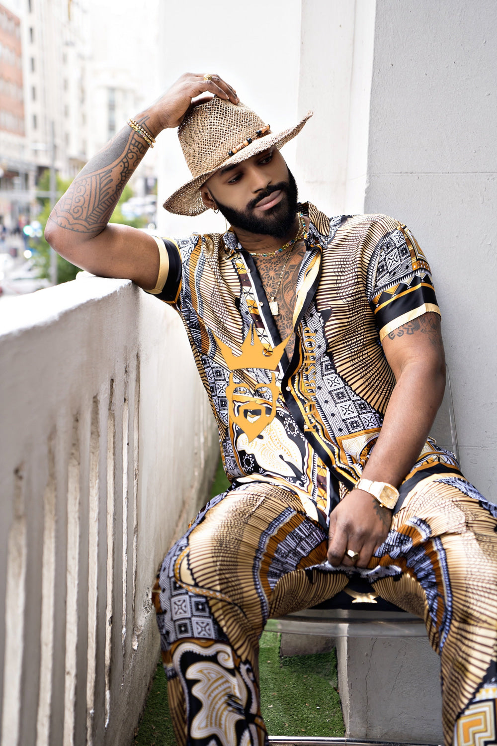 Luxury Silk Set for Men: Perfect Summer and Beach Wear - kayibstrore