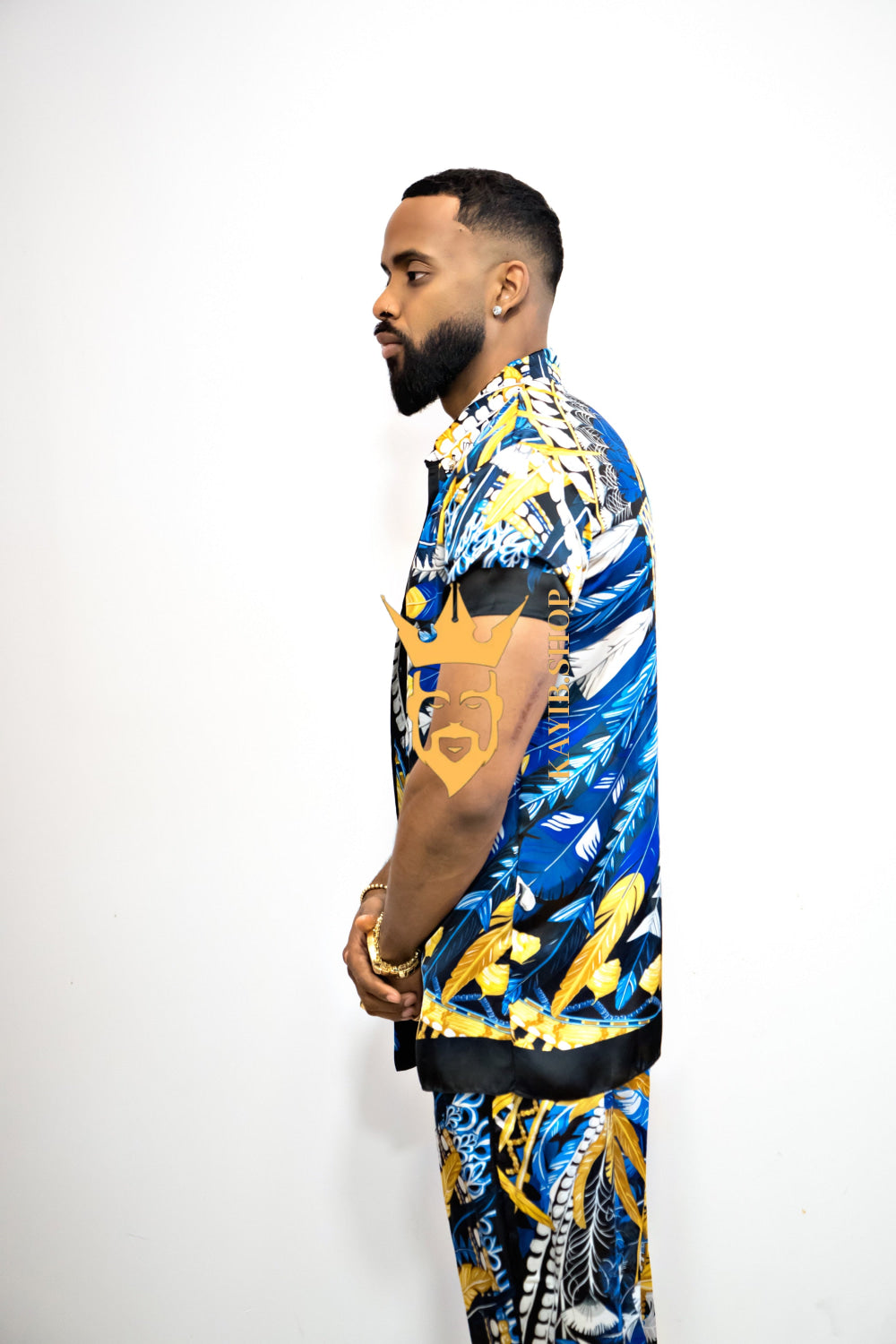 Luxury handmade Men's Silk Festival Outfits set - kayibstrore