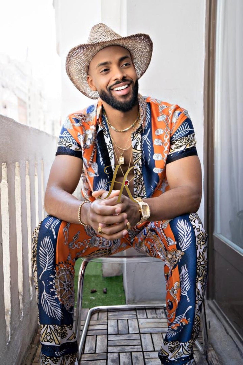 Unleash Your Style: Luxury Silk Set Festival Wear for Men - kayibstrore