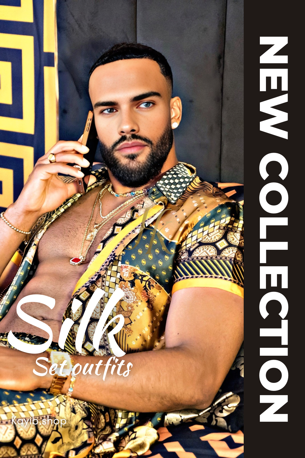 Unleash Your Style: Luxury Silk Festival Wear for Man - kayibstrore