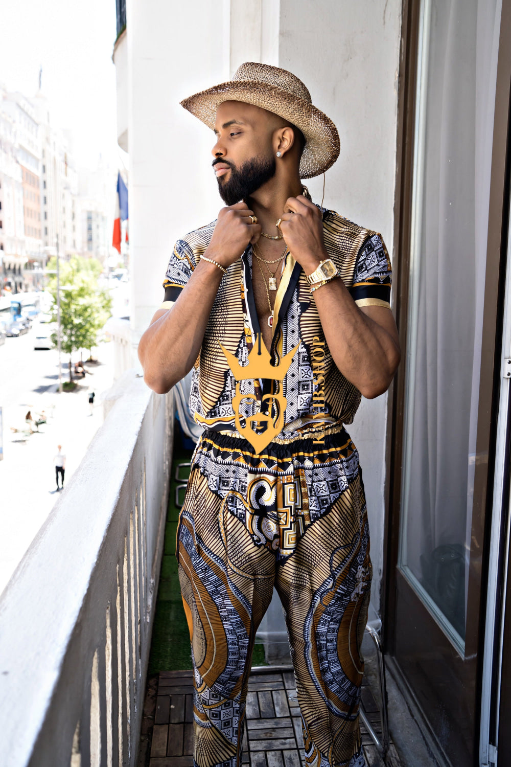 Luxury Silk Set for Men: Perfect Summer and Beach Wear - kayibstrore