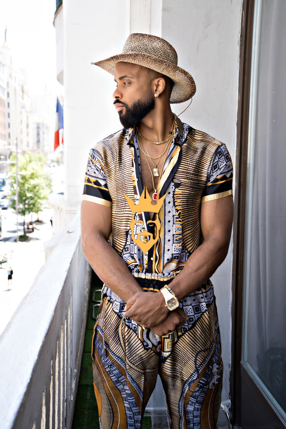 Luxury Silk Set for Men: Perfect Summer and Beach Wear - kayibstrore