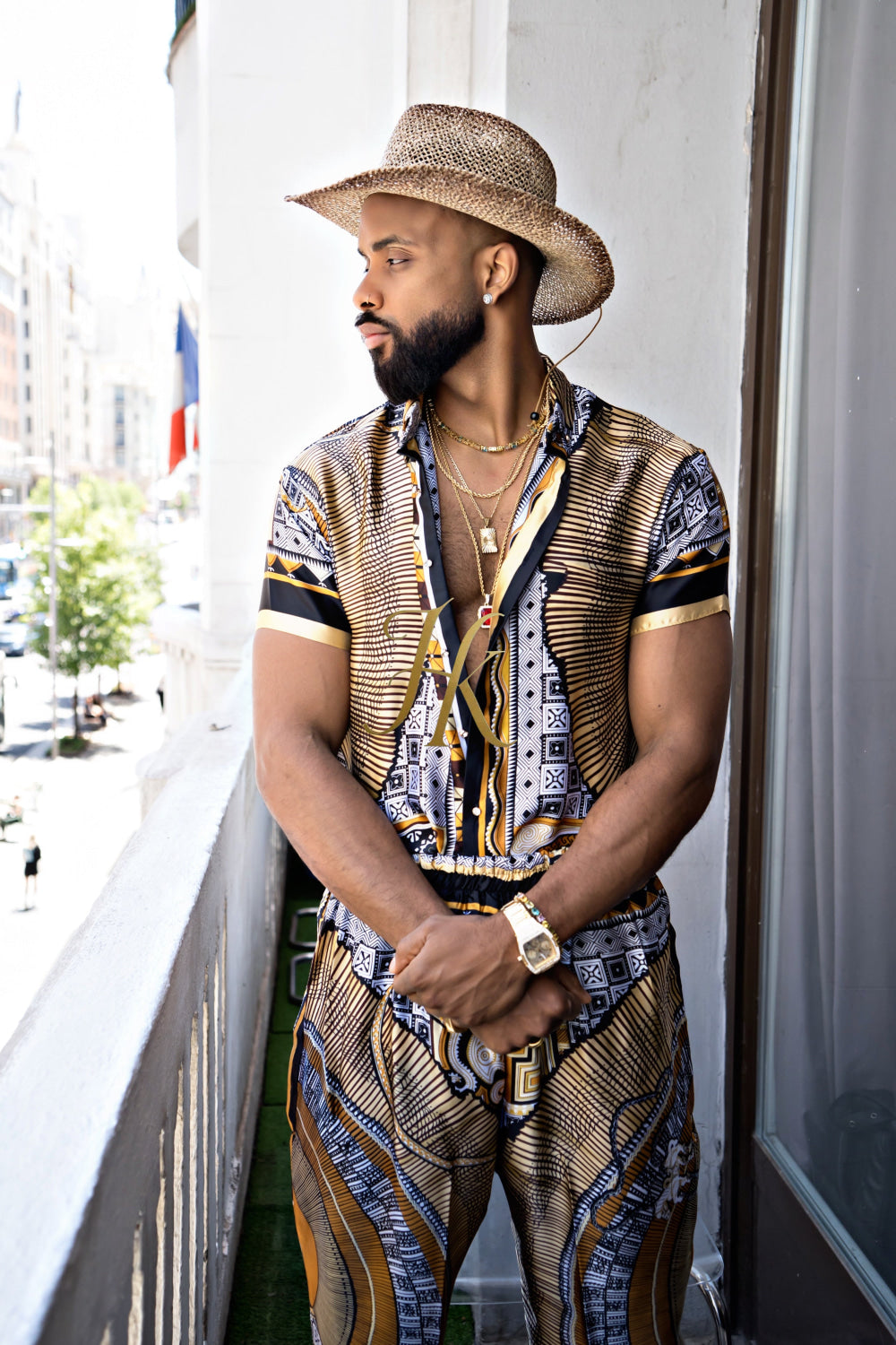 Luxury Silk Set for Men: Perfect Summer and Beach Wear - kayibstrore