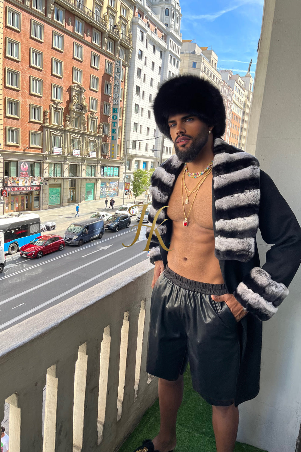 Luxury Handmade Premium Cashmere & wool Real Fur Coats with Rex Rabbit Fur Colllar - kayibstrore