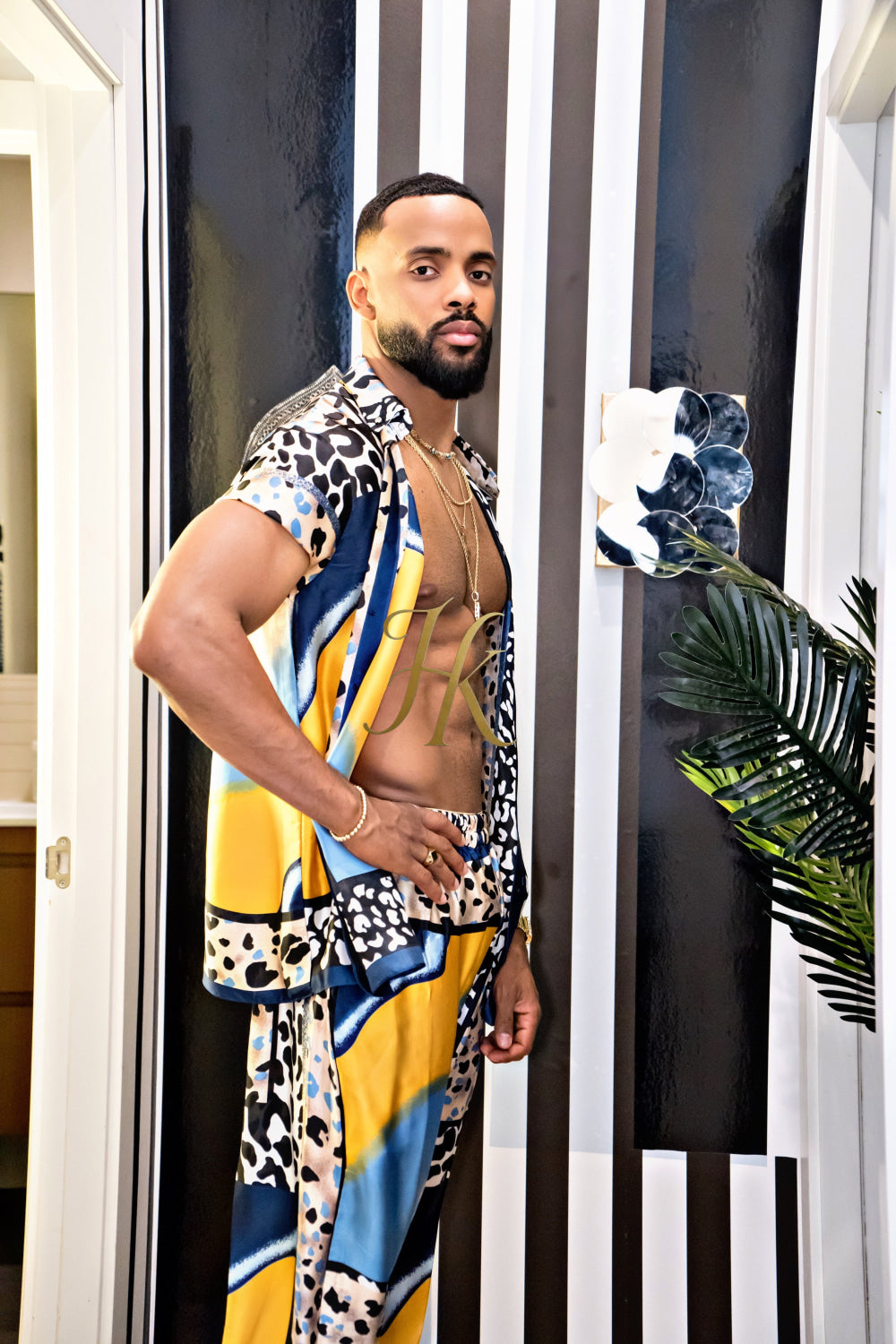 Unleash Your Style: Luxury Silk festival Rave Wear for Men - kayibstrore