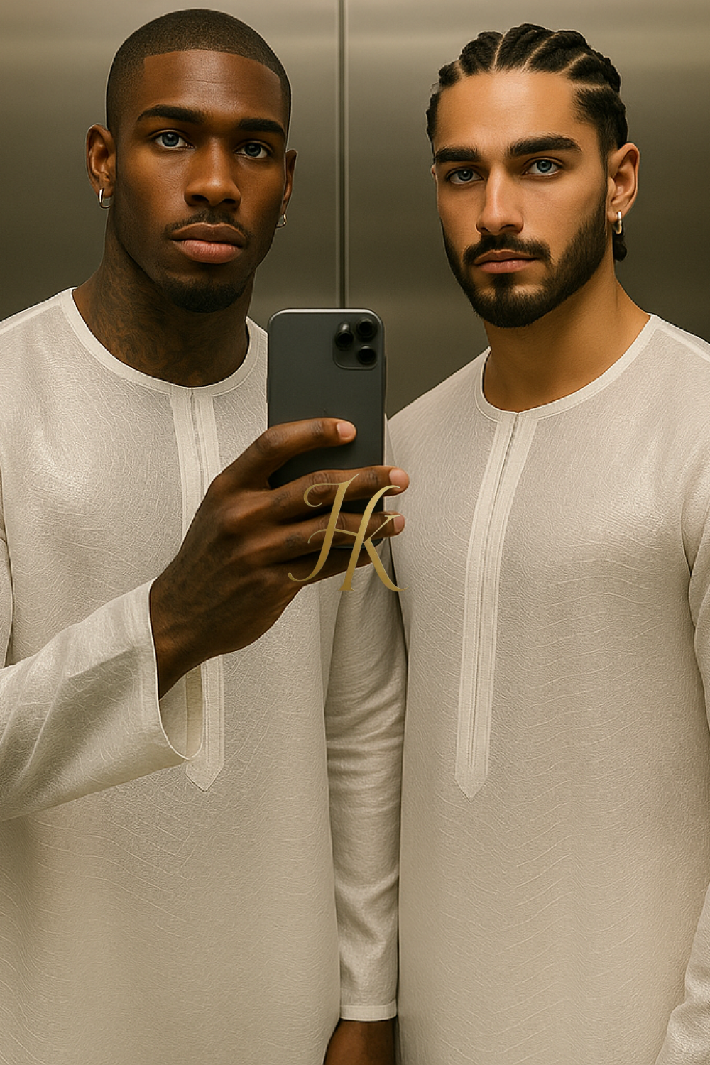 Men’s Futuristic Designer Set – Translucent Matte TPU Fabric Shirt & Pants (2-Piece Waterproof Outfit)