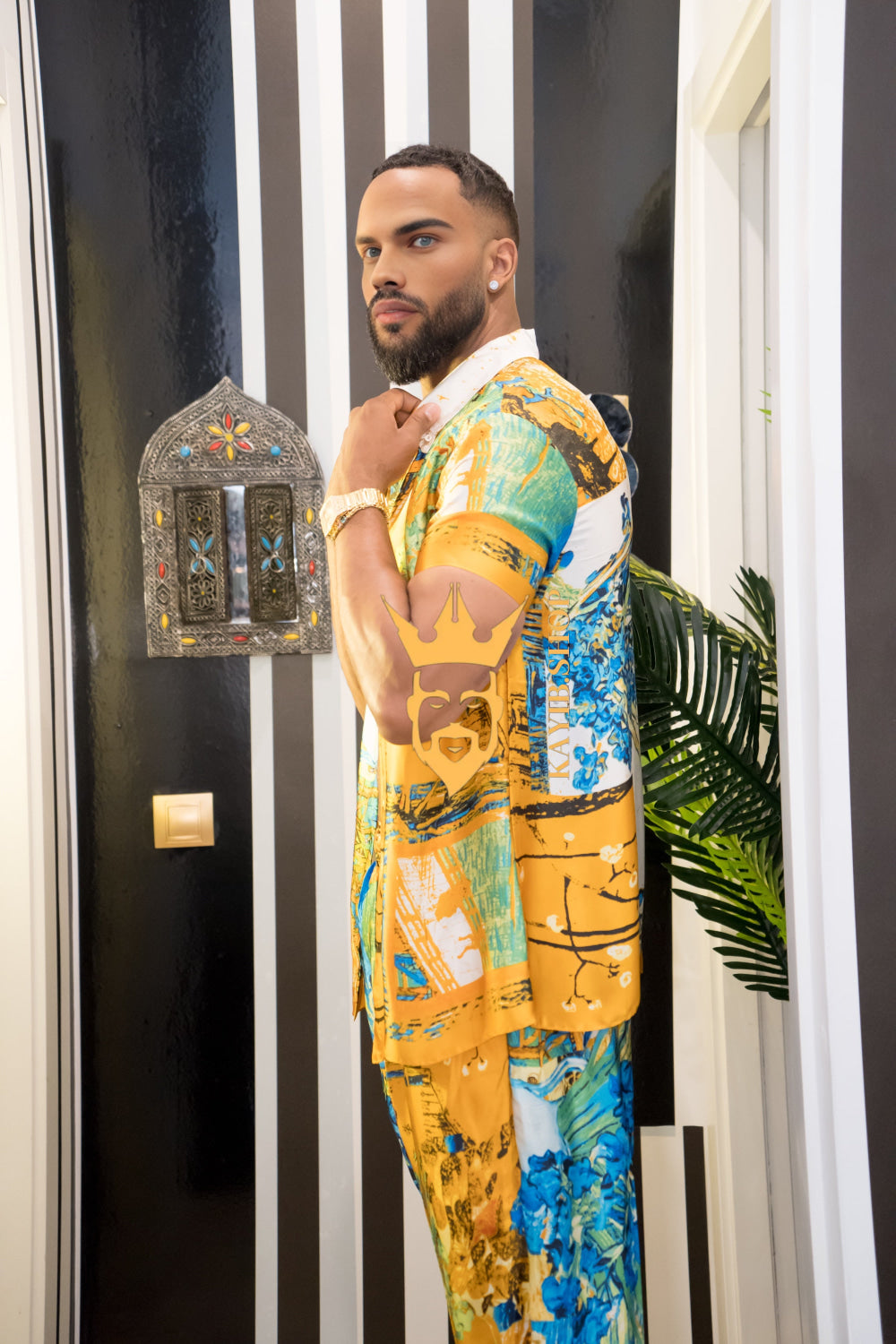 Men's Silk Summer Set outfits : Luxury menswear