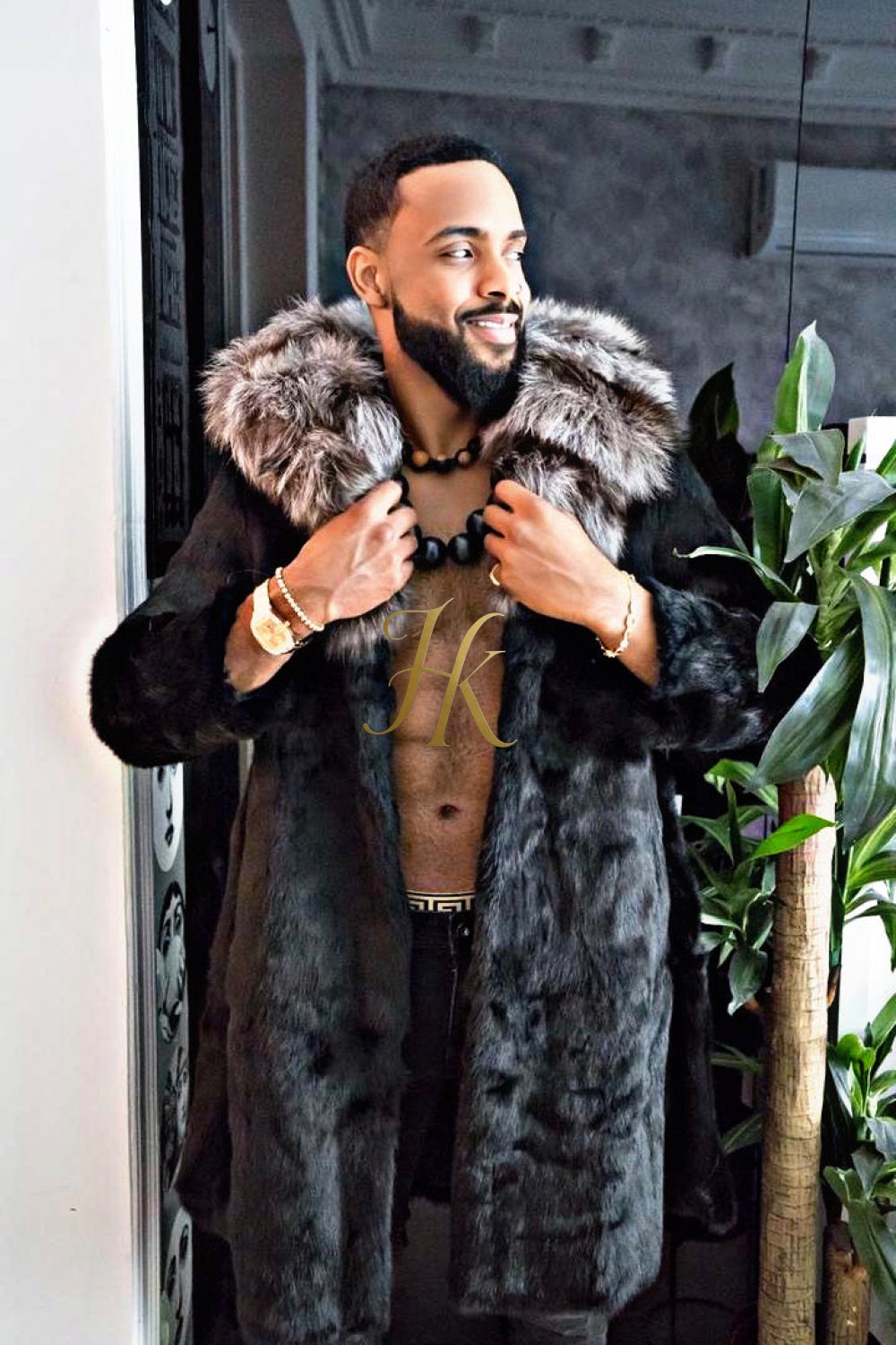 Luxurious Fox Fur Coats for Men - Elevate Your Style and Warmth - kayibstrore