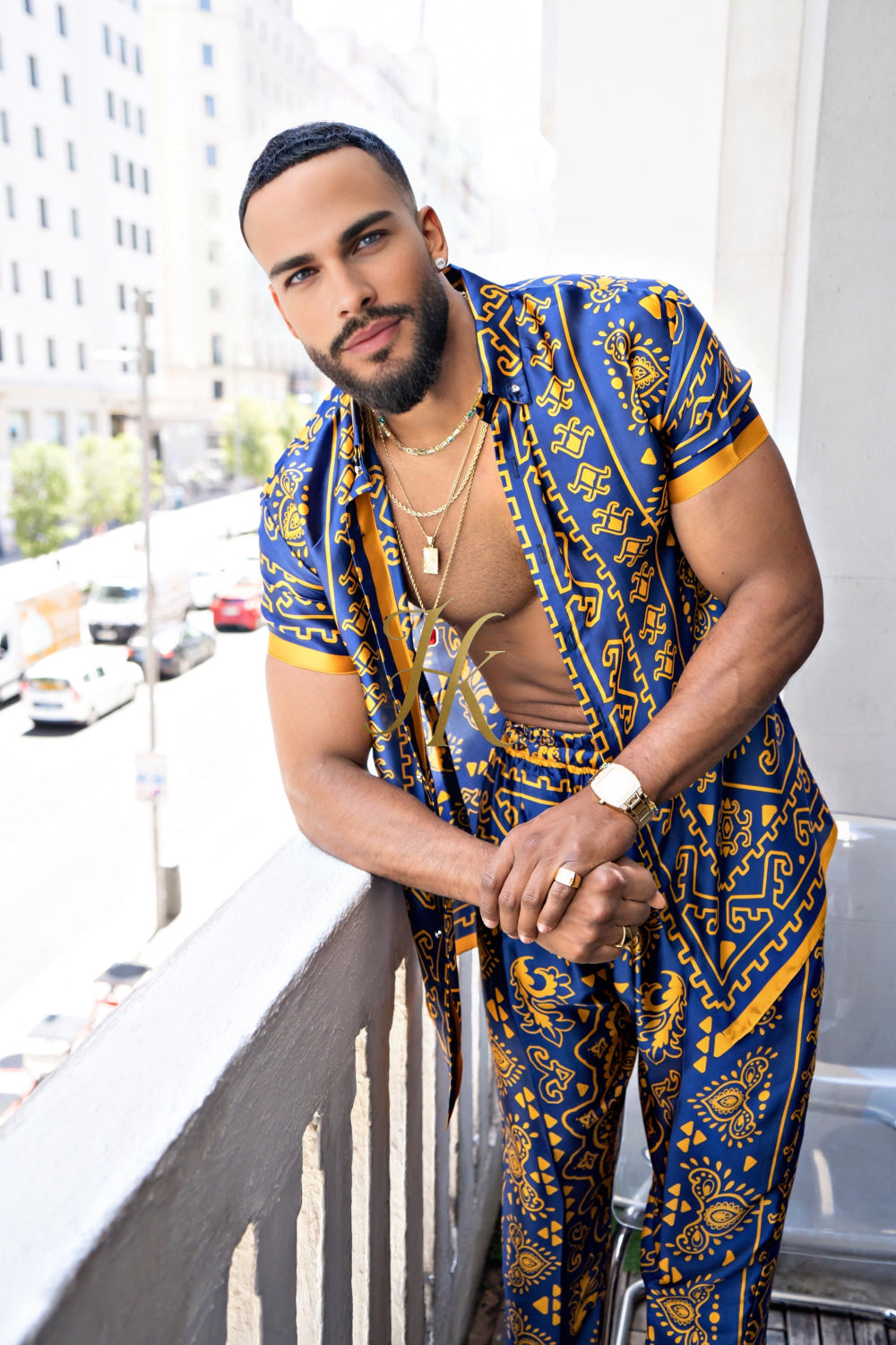 Luxury Silk Rave Wear for Men - kayibstrore