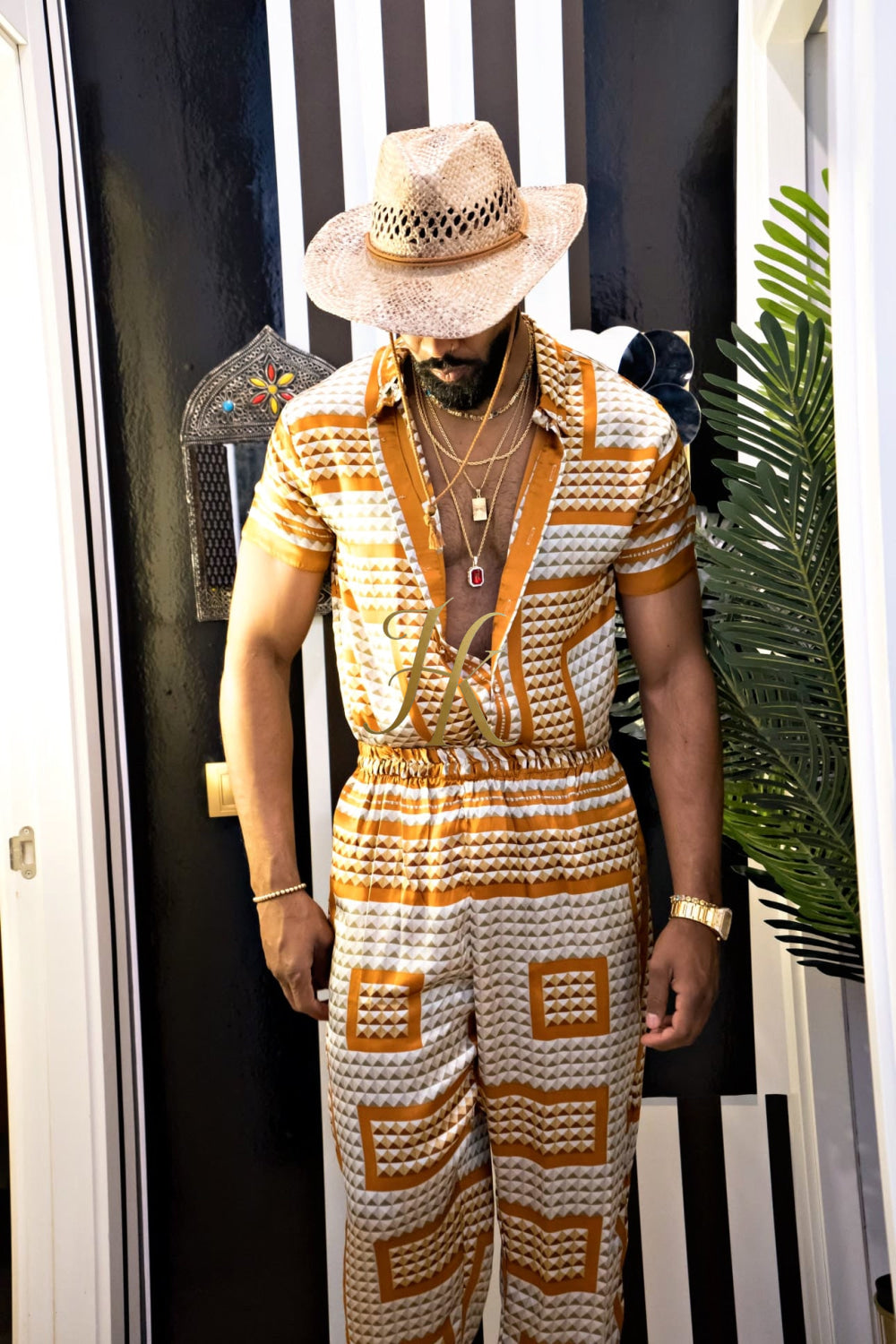 Luxury Handmade Outfits: Men's Luxury Silk Set - kayibstrore