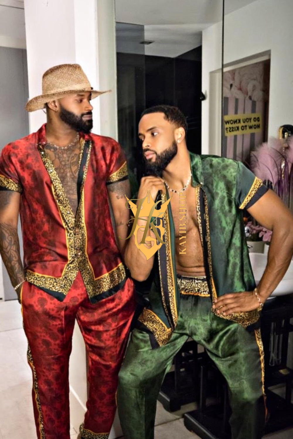 Handmade Outfits: Men's Luxury Silk Set - kayibstrore