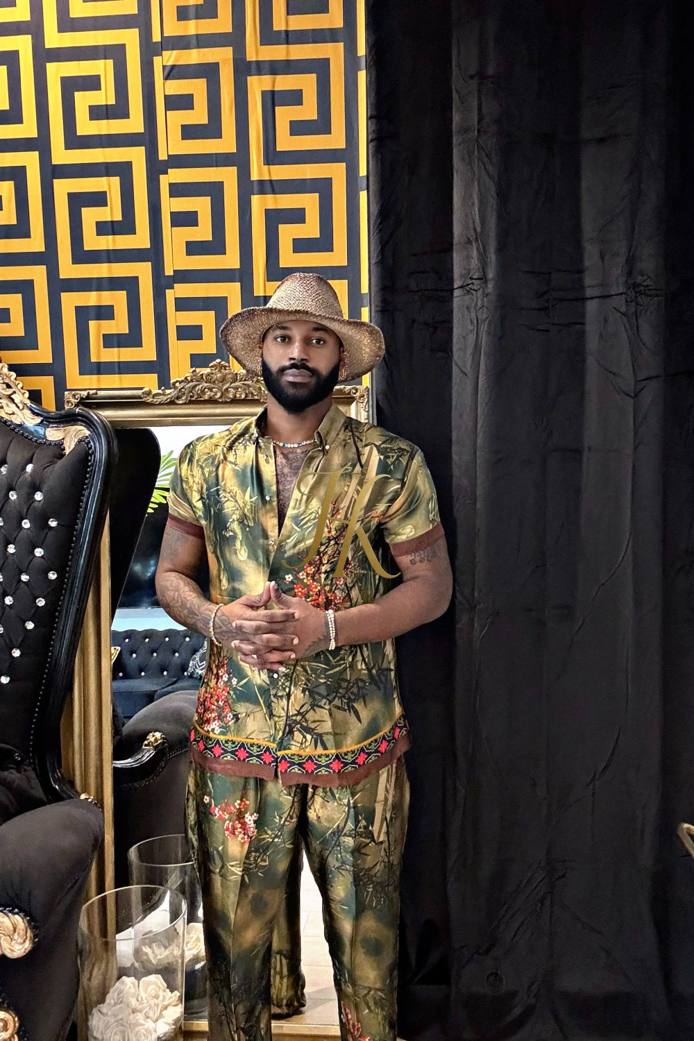 Luxury Handmade Outfits: Men's Luxury Silk Set - kayibstrore