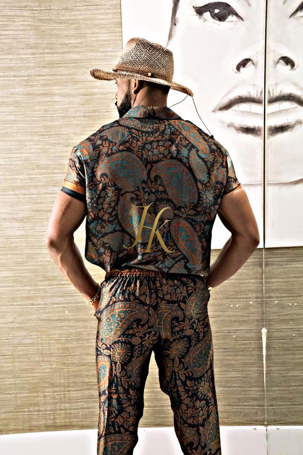 Luxury Men's Silk Summer Set outfits - kayibstrore