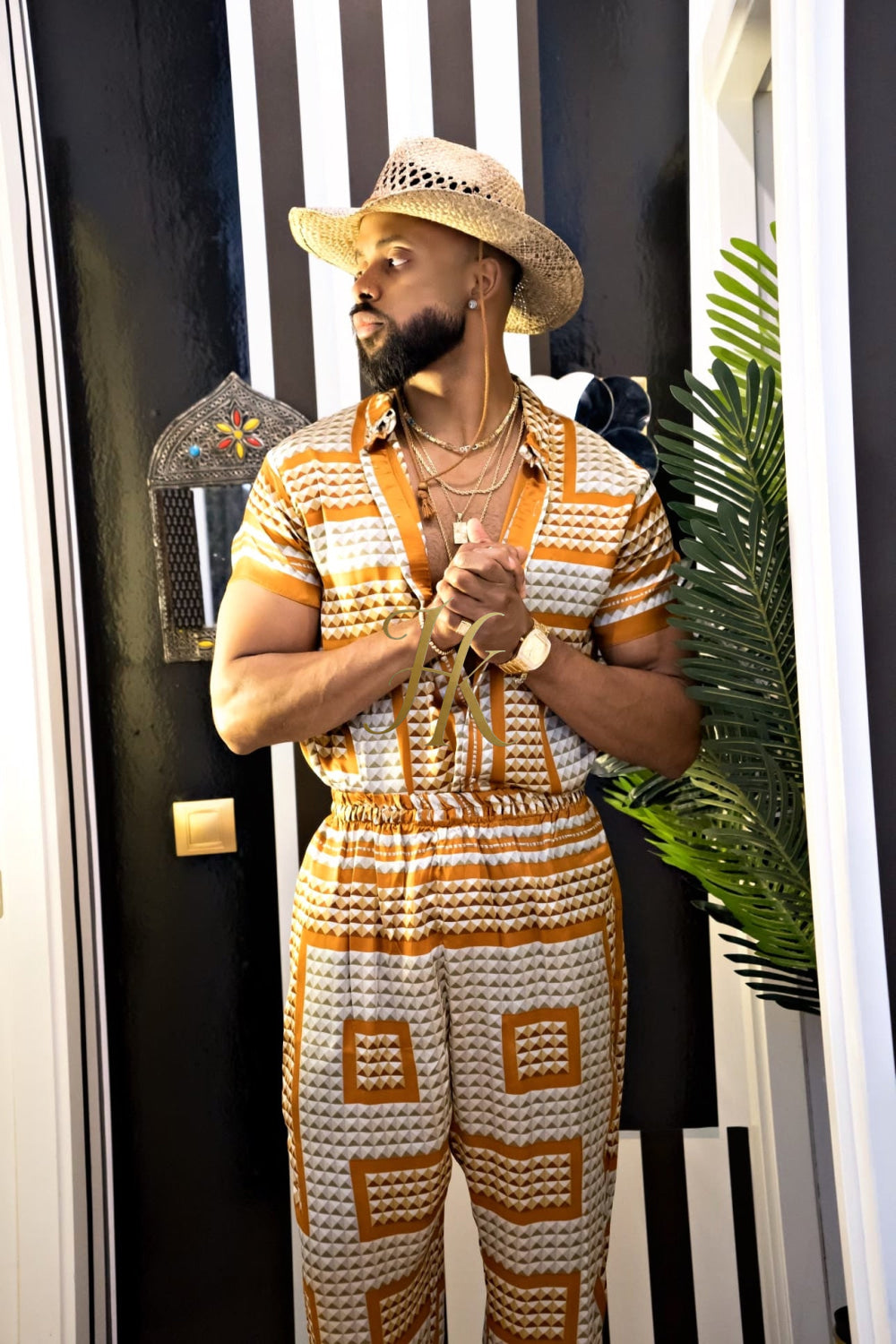 Luxury Handmade Outfits: Men's Luxury Silk Set - kayibstrore