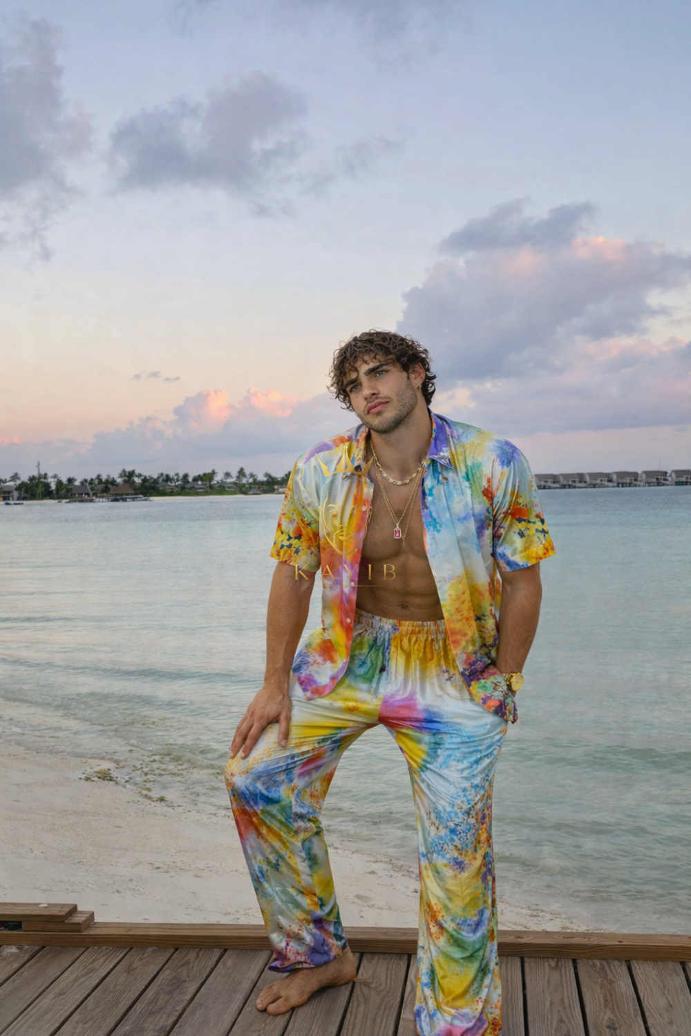 Luxury Silk Satin Outfit – Designed for Men Who Stand Apart