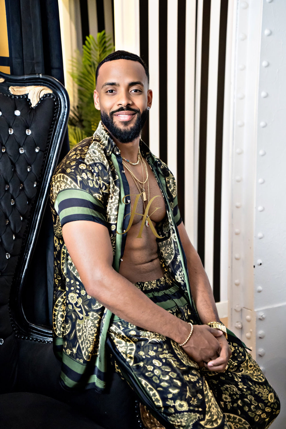 Luxury handmade diner Men's Silk Party Outfits set - kayibstrore